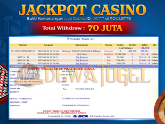 DWT JP LIVE CASINO 2 SIANG